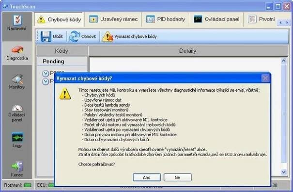 TouchScan ELM 327 - v češtině na CD