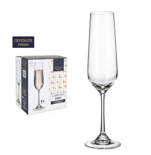 Crystalite Bohemia Sklenice STRIX na sekt šampaňské 220 ml od 64 Kč - Heureka.cz
