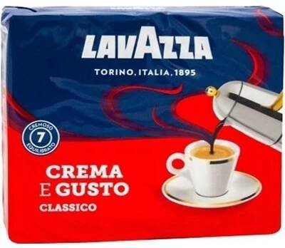 Lavazza Crema e Gusto mletá 2 x 250 g
