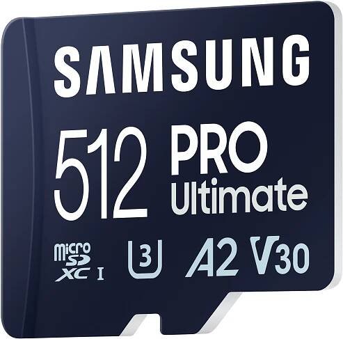 Samsung MicroSDXC 512GB PRO Ultimate + USB adaptér