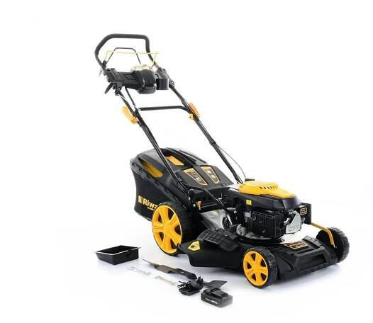 Riwall PRO RPM 5135 E multifunkční travní sekačka 4v1 s pojezdem a elektrostartem
