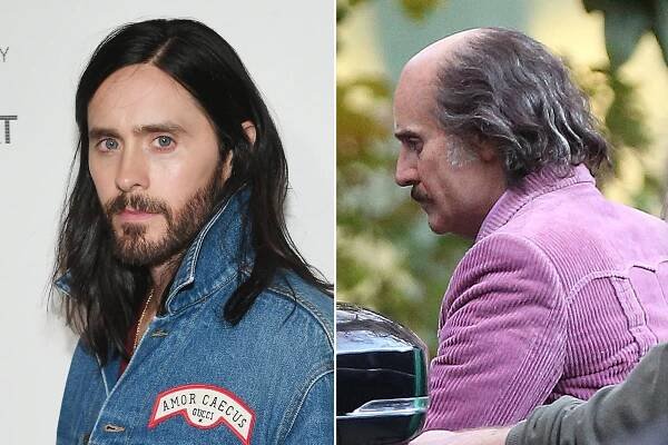 Jared Leto looked unrecognizable while filming "House of Gucci."