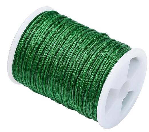 Nylonová šňůrka zelená, 0,8 mm, 10 m