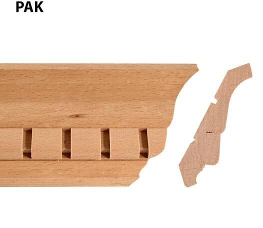 Vyřezávané lišty parapetního charakteru