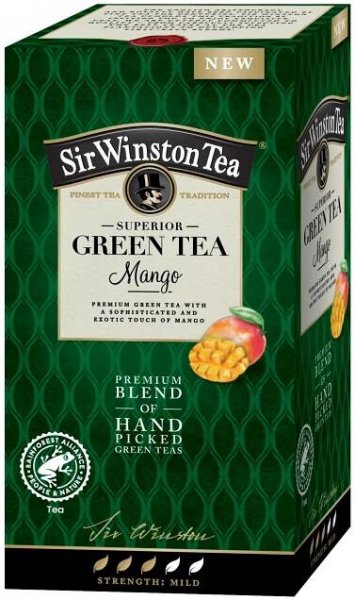 Sir Winston Tea Green Tea Mango čaj