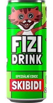 Fizi Drink Skibidi limonáda s příchutí jablka 250 ml