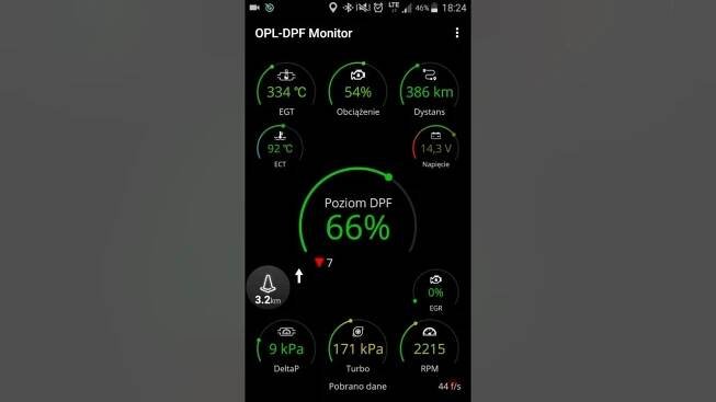 OPL DPF Monitor - wkrótce aktualizacha