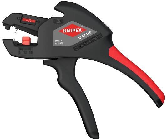 Knipex 1262, 12 62 180, kleště na izolace, 0.2 do 6 mm², 10 do 24