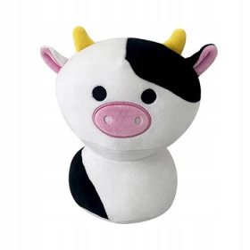 Roztomilá plyšová kráva vycpaná panenka hračka plyšové zvířátko