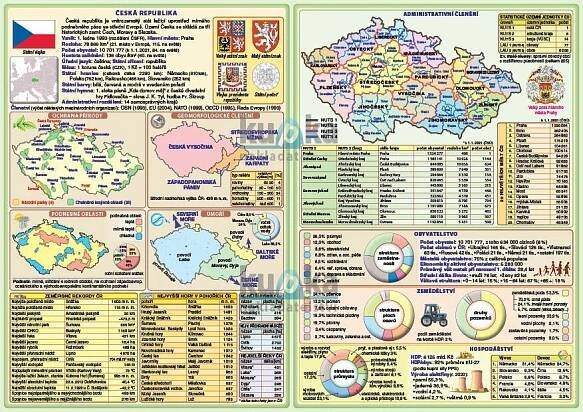Česká republika (A3) - - UčebniceMapy.cz
