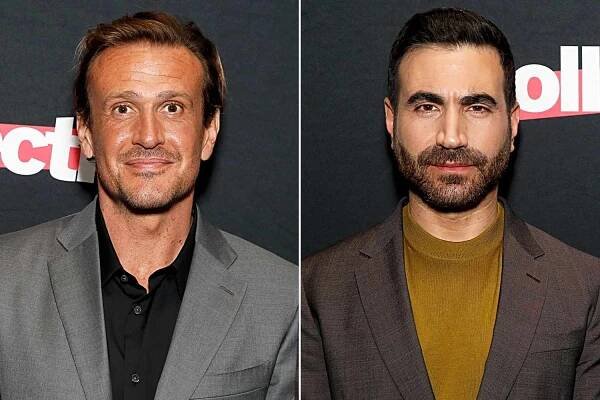 Jason Segel Spat on Brett Goldstein 'So Much' During His First Shrinking Scene That a 'Spit Team' Was Needed