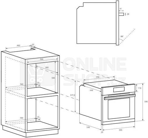 SET Trouba Candy FIDCP N615 L + Plynová deska Candy CM6PBRX/4U2