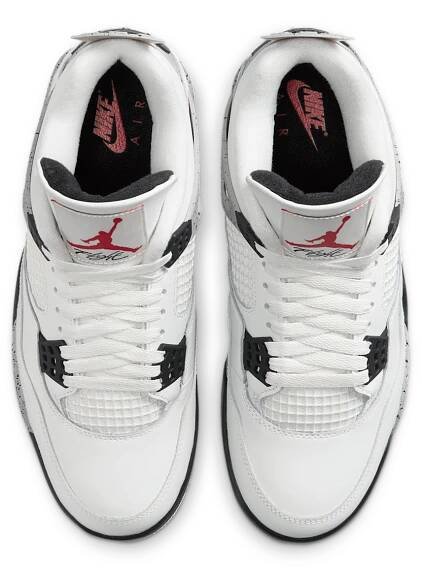 Nike Air Jordan 4 Retro "White Cement" White/Grey, Náhled obrázku produktu 3