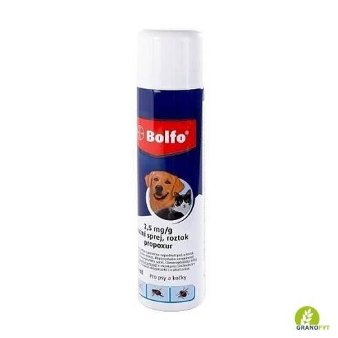 BAYER - Bolfo spray pro psy a kočky proti blechám a klíšťatům