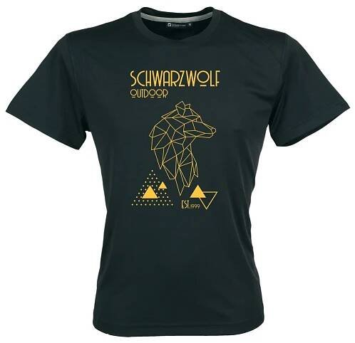 SCHWARZWOLF COOL SPORT MEN funkční tričko černá | Schwarzwolf outdoor