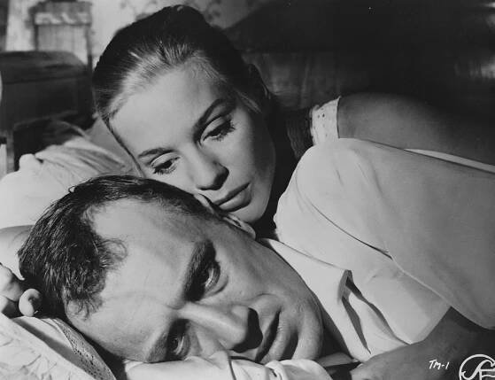 Tvář - Z filmu - Max von Sydow, Ingrid Thulin