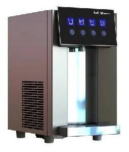 Sinop sodobar LIMA SOFT STREAM - 17l/h, současně nabízí chlazenou, sodovou a jemně perlivou vodu, je vybaven skleněným dotykovým displayem