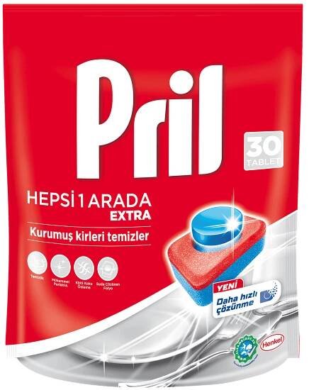 Pril Tablet Hepsi Bir Arada 30 Adet