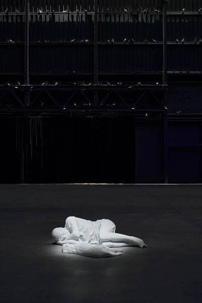 maurizio cattelan unveils 9/11 memorial in ‘breath ghosts blind’ show at pirelli hangarbicocca