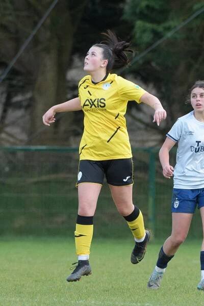 BALLYARE, IRELAND - MARCH 24 2024: LOI Academy WU19 League 2024 Group A, Round 4 match between Finn Harps WU19 and Shelbourne FC WU19 at Diamond Park in Ballyare, Donegal. (Photo by Clare McCahill)