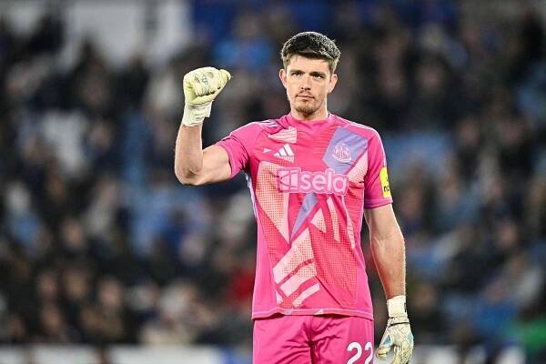 Newcastle United goalkeeper Nick Pope, April 2025