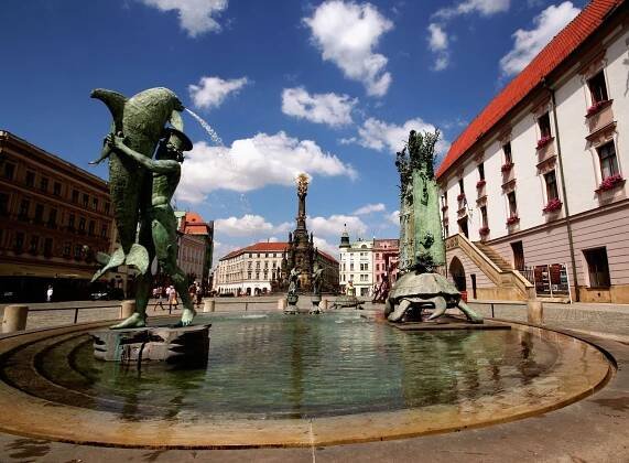 Šestice olomouckých barokních kašen je v provozu
