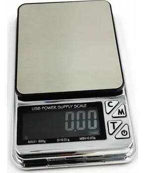 CD-123 Digitální mikrováha do 600g/0,01g s USB napájením