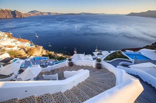 Santorini - západní pobřeží