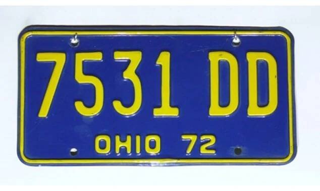 Americké SPZ Ohio pár