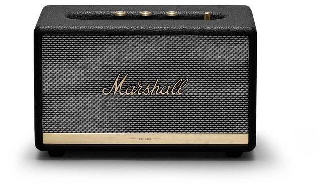 Černý reproduktor s Bluetooth připojením Marshall Acton II
