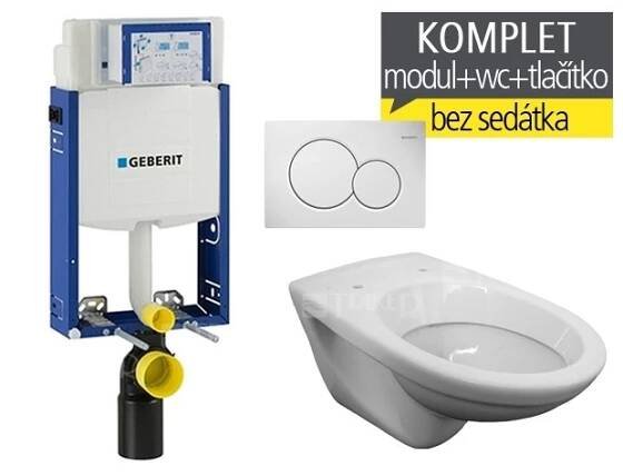 GEBERIT závěsný WC komplet T-05 Kombifix Eco + EP klozet závěsný
