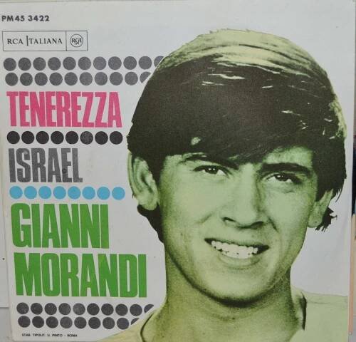 SINGL SP: GIANNI MORANDI - TENEREZZA / ISRAEL; RCA ITÁLIE