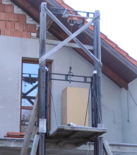 výtahy stavební