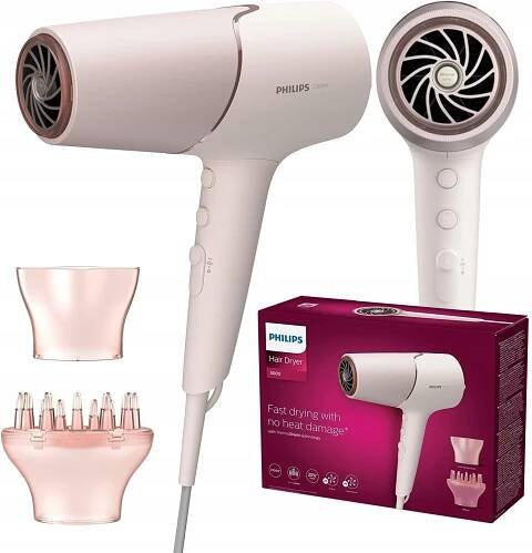 PHILIPS VÝKONNÝ VYSOUŠEČ VLASŮ IONIZACE DIFUZÉR STUDENÝ FOUKÁNÍ 2300 W