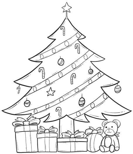 53 Joyful Christmas Tree Coloring Pages - Our Mindful Life