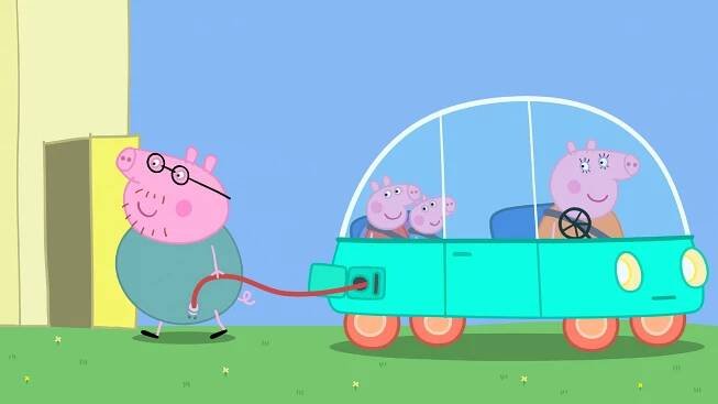 Prasátko Peppa - The Electric Car - Z filmu
