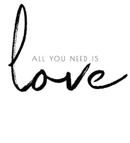 Plakát All you need is love