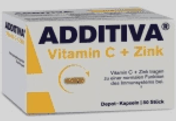 Additiva vitamin C + zinek 33% gratis cps.80