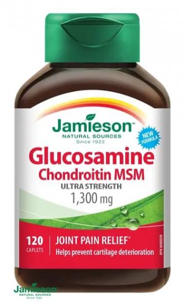 2857_JAMIESON GLUKOSAMIN CHONDROITIN MSM 1300MG 120 TABLET