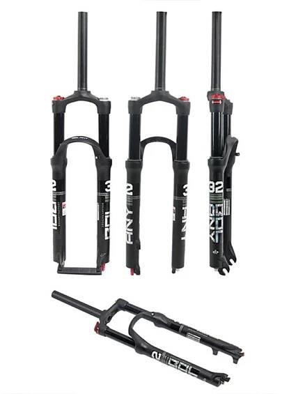 BOLANY Přední vidlice pro horské kolo MTB odpružená vzduchová vidlice 26 palců 27,5 palců