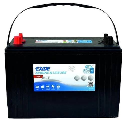 Baterie EXIDE START AGM 100Ah, 12V, EM960