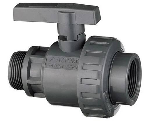 Kulový ventil PVC 1" MF vnitřní/vnější závit