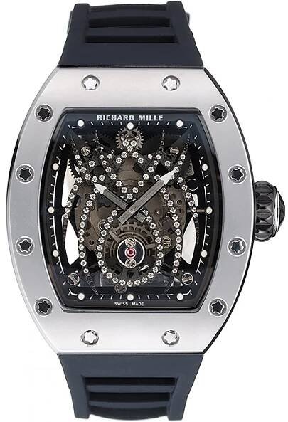 Richard Mille RM 19-01 1454256 Men Black Dial Rubber Watch