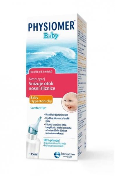 PHYSIOMER Baby hypertonic 115 ml