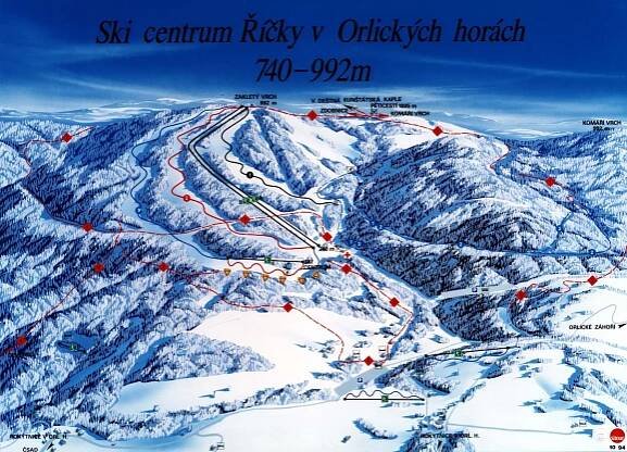 Říčky v Orlických horách Průvodce po středisku, mapa lokací & Říčky v Orlických horách ubytovaní