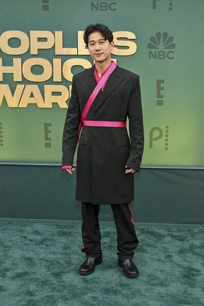 Sam Song Li at the People's Choice Awards held at Barker Hangar on February 18, 2024 in Santa Monica, California.