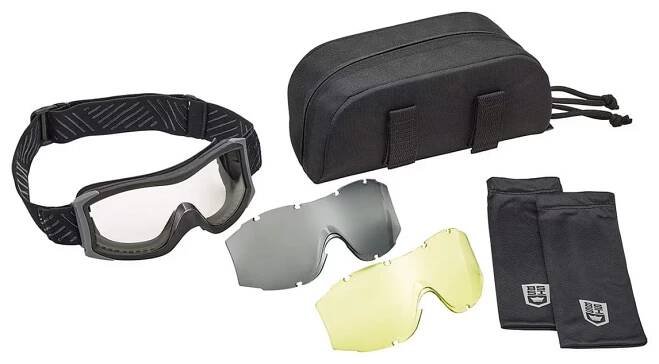 Brýle taktické X1000 PLATINUM sada 3 skla ČERNÝ rám BOLLE® X1000T70M L-11