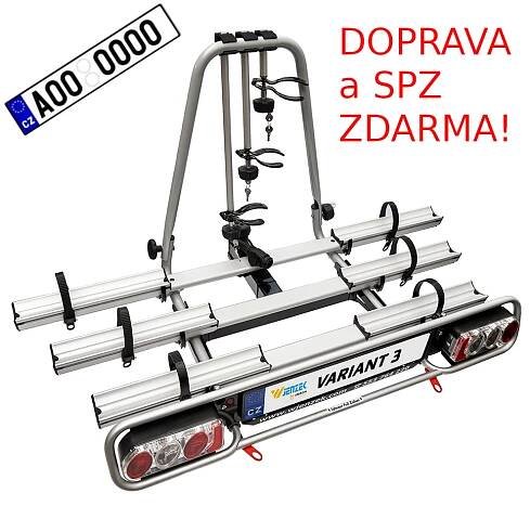 Nosič kol Wjenzek Variant 3 na tažné zařízení