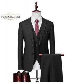Pánský oblek 3v1 kvalitní společenský a formální - Perfect Dress EU