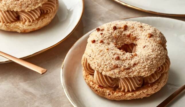 Paris-Brest – francouzské věnečky cracqueline s ořechovým krémem